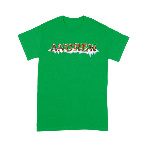 Personalized Christmas Gift Custom Name T-Shirt