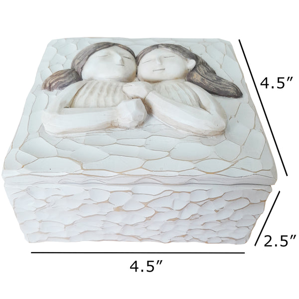 Sisters Keepsake Box Sisters Gifts from Sister, Sister Birthday Christmas Valentine gifts TNK6