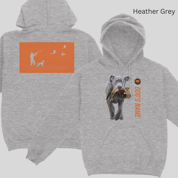 Silver Labs - Pheasant hunting Dog custom Hoodie Shirt D03 - FSD4693