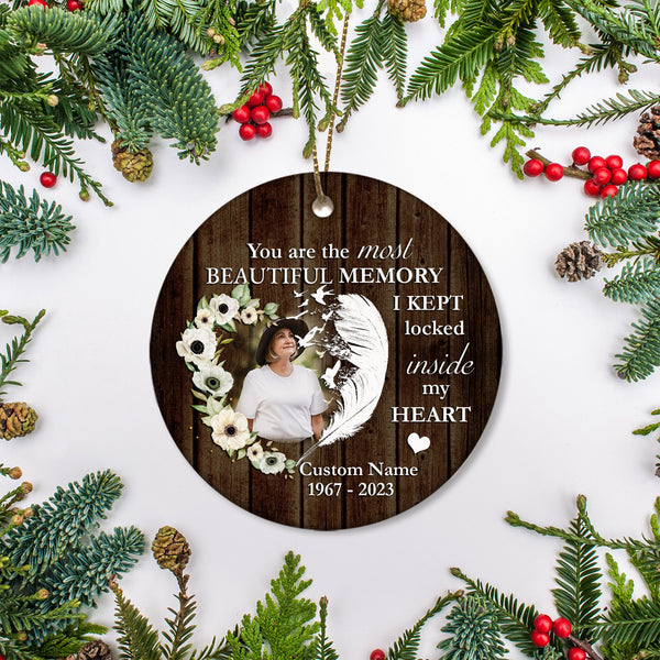 Memorial Christmas Ornament Personalized For Loss of Loved One MC91
