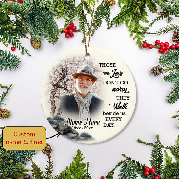 Memorial Ornament Personalized Those We Love Sympathy Gifts For Loss Loved One MC19