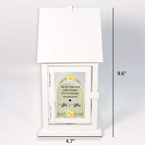 Wedding Lantern Mr & Mrs Wedding Lantern Table Decor Centerpiece Wedding Gift, Lanterns for Wedding TNW3