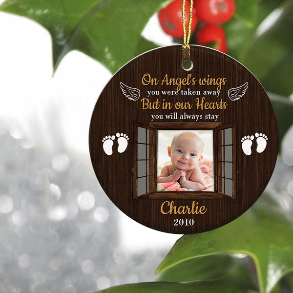 Memorial Ornament for Loss of Baby in Heaven Infant Child Miscarriage Ornament MB14