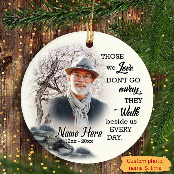Memorial Ornament Personalized Those We Love Sympathy Gifts For Loss Loved One MC19