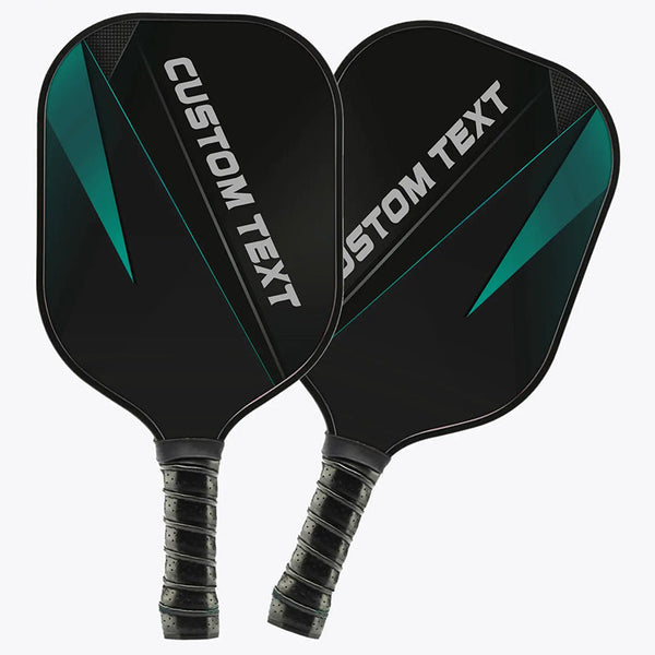 Personalized Black And Blue Pickleball Paddle With Names, Pickleball Team Paddle Pickleball Gifts IPHW7244