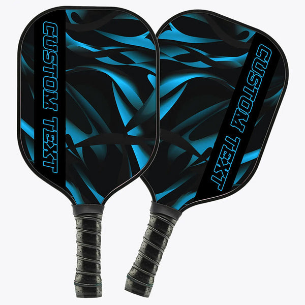 Black And Blue Custom Pickleball Paddles For Men And Women, Pickleball Team Paddle Pickleball Gifts IPHW7226
