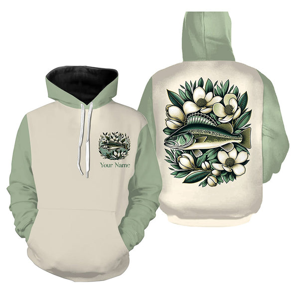 Walleye Fishing Full Printing Christmas Fishing Shirts Customzed Name Xmas Fishing Gifts IPHW5556