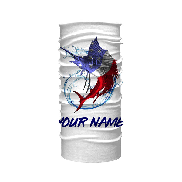 Sailfish fishing American flag patriotic Custom UV protection fishing jersey, Gifts for Fisherman NQS2942