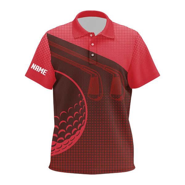 Personalized Multi-Color Kid Golf Polo Shirts, Golf ball Golf Outfits For Kid NQS7544