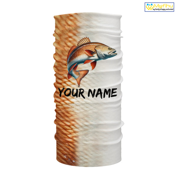 Personalized Red Scales Performance Redfish Fishing Shirts, custom Redfish fishing tournament jerseys NQS10239