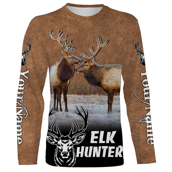 Elk Hunting Custom Name Shirts for Elk Hunters, Best Elk Hunting Gifts for Men FSD4528