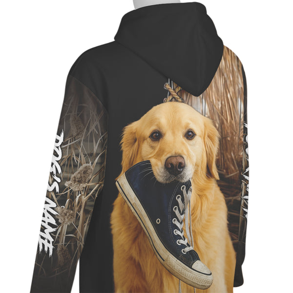 Funny Dog Holding a Shoe Hoodie – Personalized for Dog Owners FSD4765