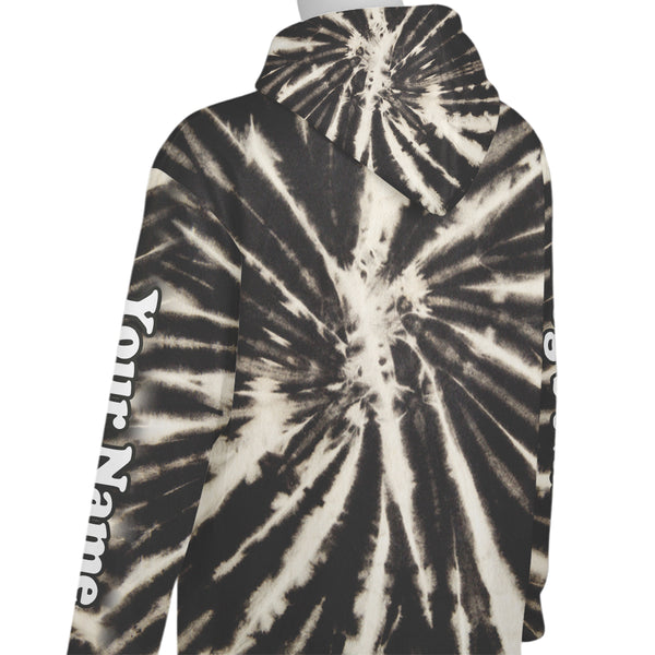 Custom Dog Photo Tie-Dye Hoodie – 3 Photo Design FSD4767