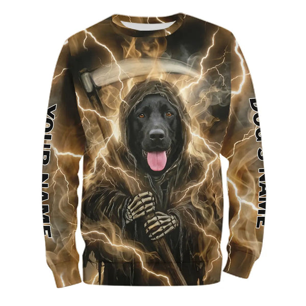 Custom Dog Grim Reaper Style All Over Print Shirt FSD4788