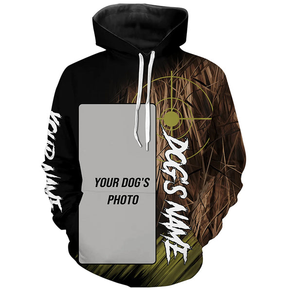 Custom Hunting Dog's Photo and Name All over printed shirt, Gift idea for hunters FSD4661