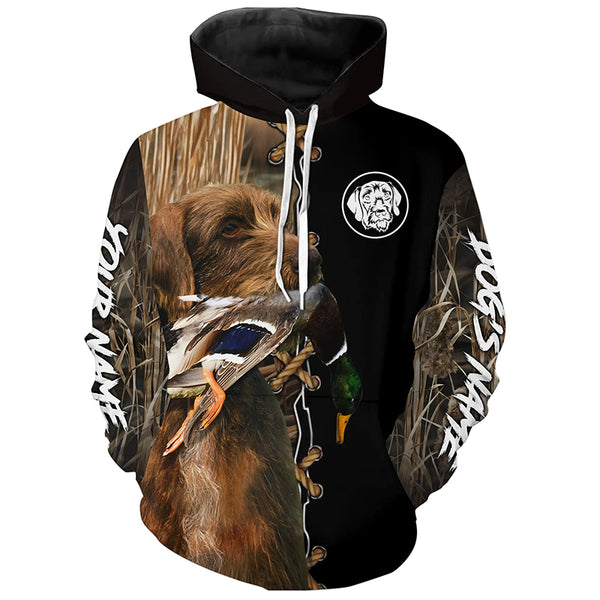 Pudelpointer Hunting Dog Custom Name Hoodie Shirt for Hunter FSD4691