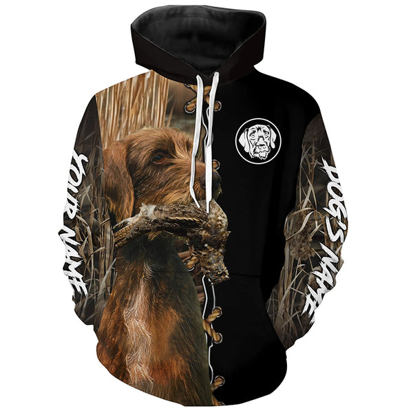 Pudelpointer Hunting Dog Custom Name Hoodie Shirt for Hunter FSD4691