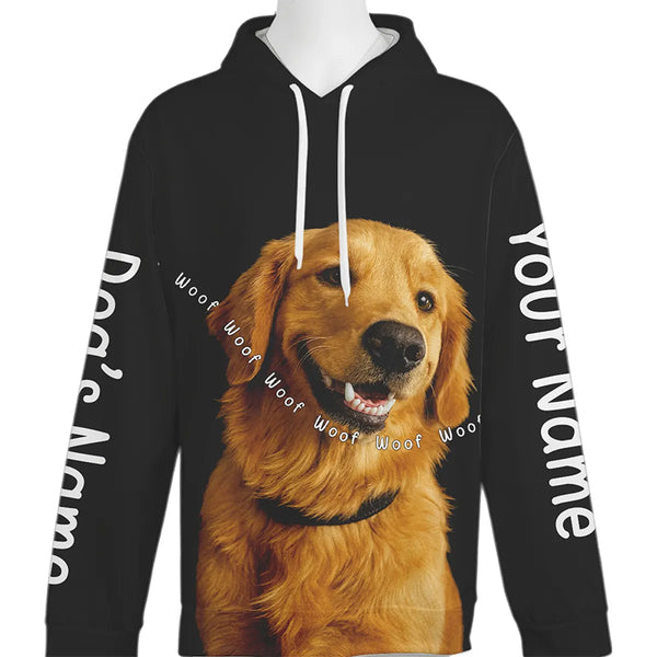 Golden Retriever Dog Custom Hoodie for Dog Lovers FSD4784