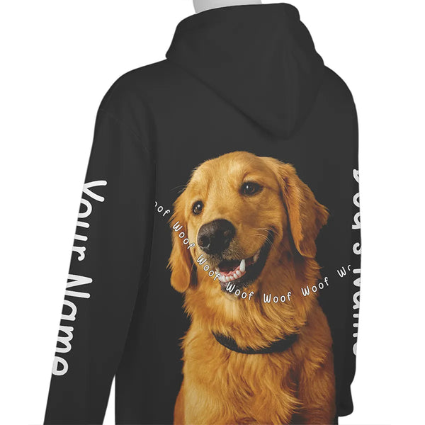 Golden Retriever Dog Custom Hoodie for Dog Lovers FSD4784