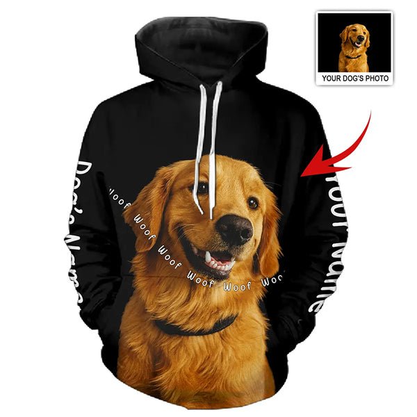 Golden Retriever Dog Custom Hoodie for Dog Lovers FSD4784