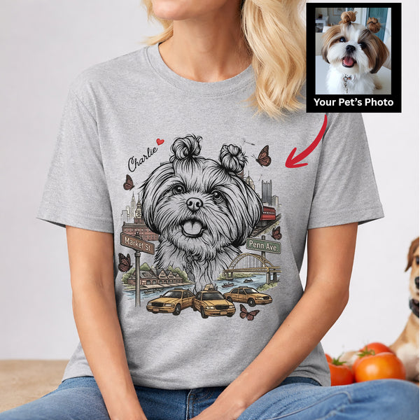 Funny Pennsylvania State Custom Dog Shirt – Personalized Gift for Dog Lovers FSD4822