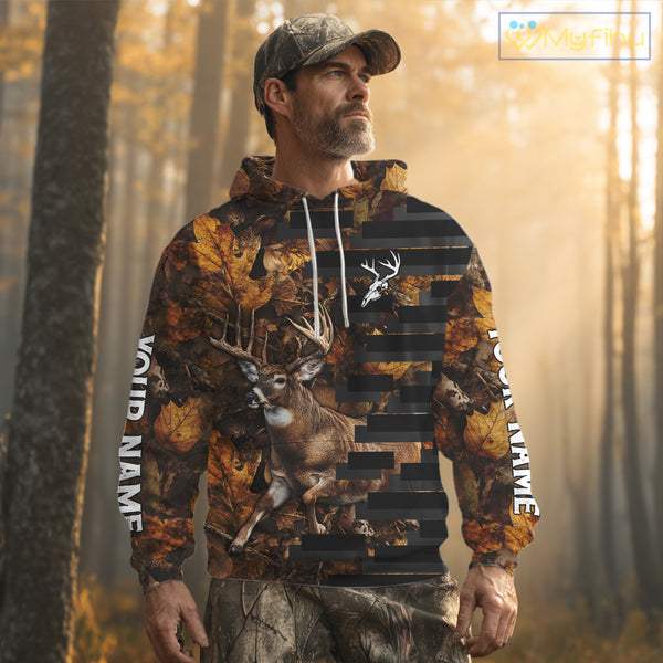 Deer Buck Hunting 3D All Over Printed Hoodie, Sweatshirt Hunting for Deer Hunter NHT353