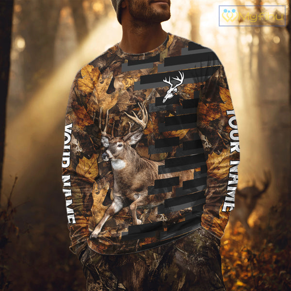 Deer Buck Hunting 3D All Over Printed Hoodie, Sweatshirt Hunting for Deer Hunter NHT353