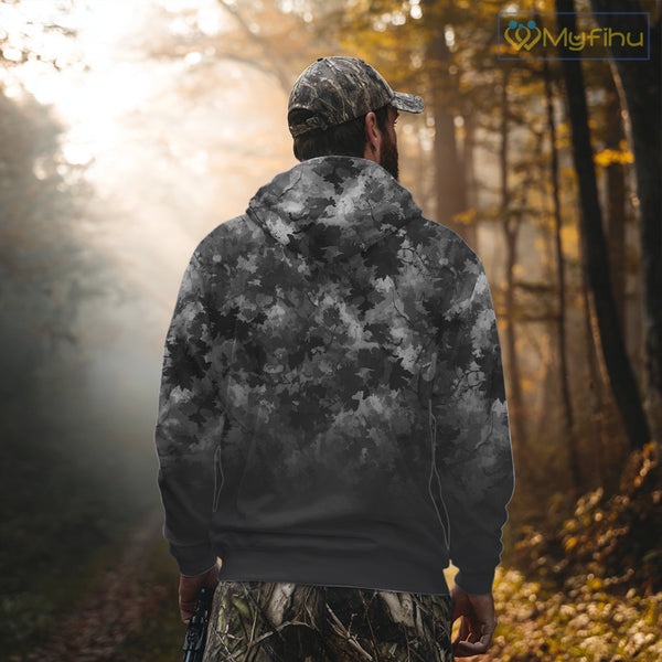Best Deer Hunting Shirt Black Camouflage Custom Name 3D All Over Printed Shirts Hunting Gift NHT83