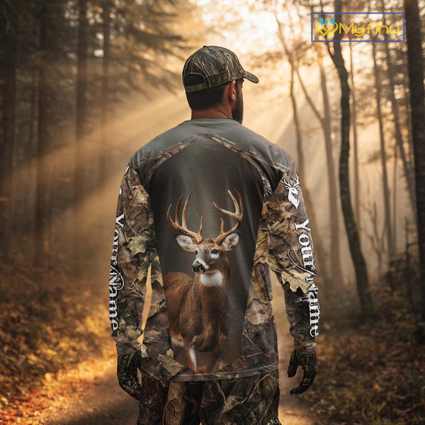 Customized Name Deer Hunting Unisex 3D All Over Printed For Men, Best Hunting Clothes NHT313