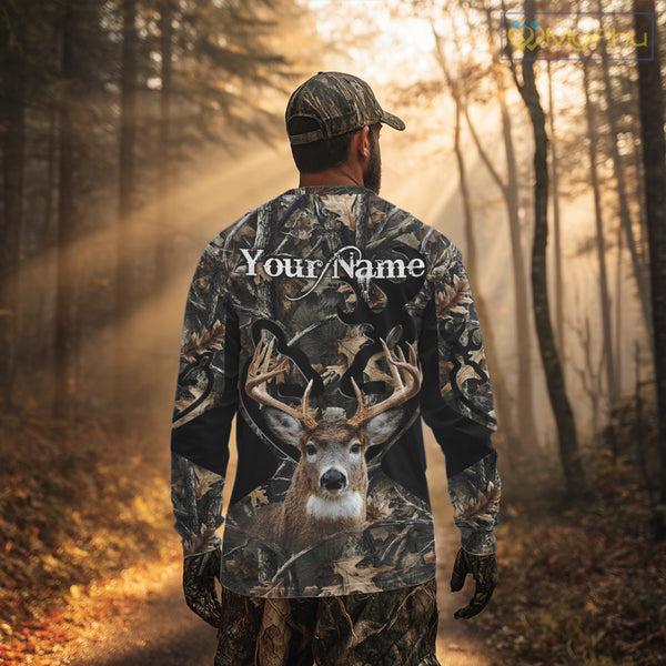 Personalized Deer Hunting 3D All Over Printed Hoodie Forest Camo, Hunting Gift NBT331