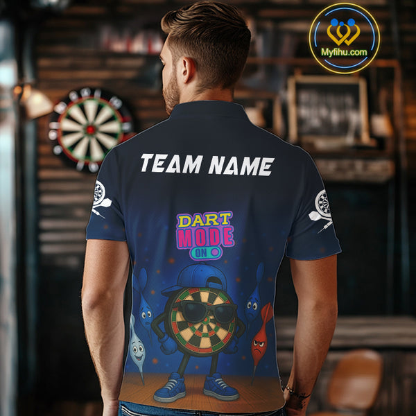 Funny Dartboard Dart Mode On Custom Dart Shirts For Men, Darts Jerseys Outfit, Darts Gifts  TDM4075