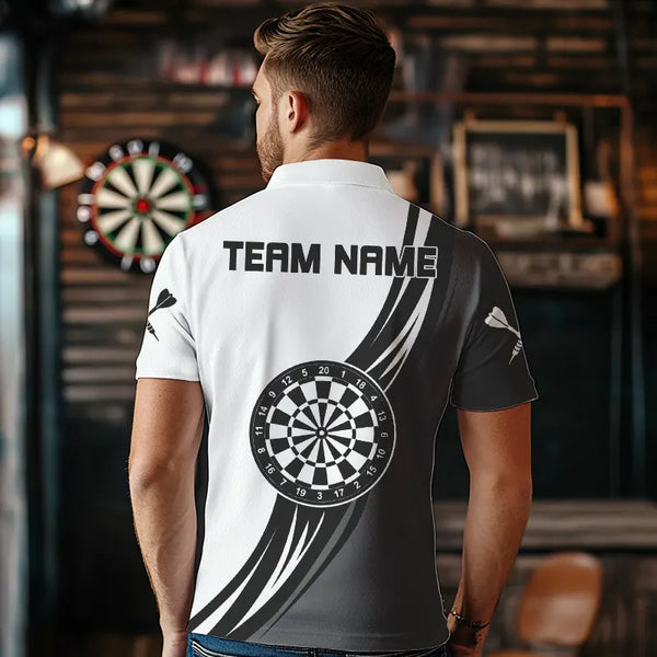 Personalized Crown Dart Shirt With Pocket Option For Men, Darts Team Jersey TDM3750