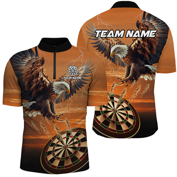 Personalized Dartboard Eagle 3D All Over Print Darts Shirts For Men Custom Team League Darts Jersey TDM2270