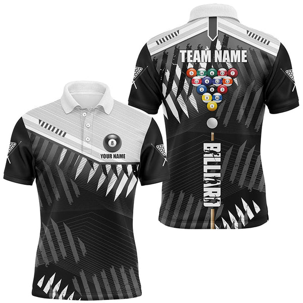 Personalized Multi-Color Billiard Tournament Sport Shirts, Billiard Balls Team Jerseys For Men TDM1857