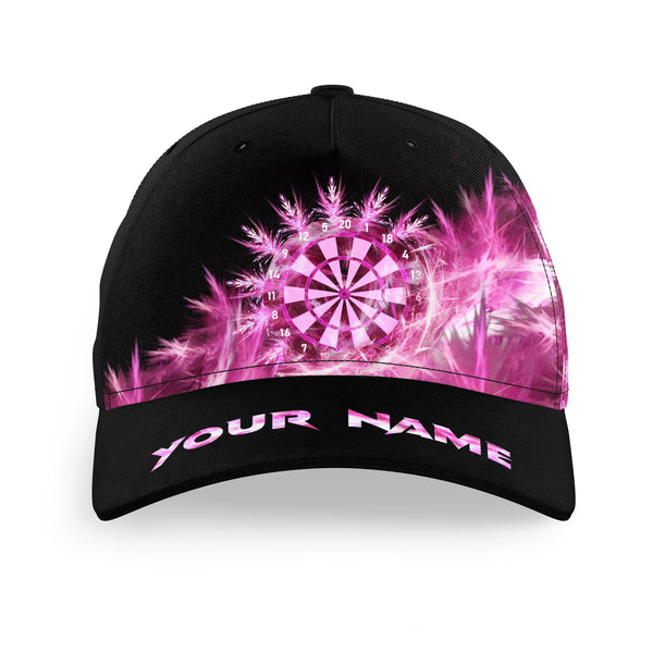 Icy Pink Light Baseball Darts Cap Customized Darts Hat For Darts Player Darts Gifts TDM3182
