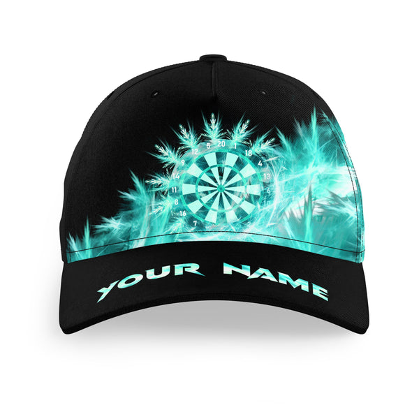 Icy Turquoise Light Baseball Darts Cap Customized Darts Hat For Darts Player Darts Gifts TDM3184