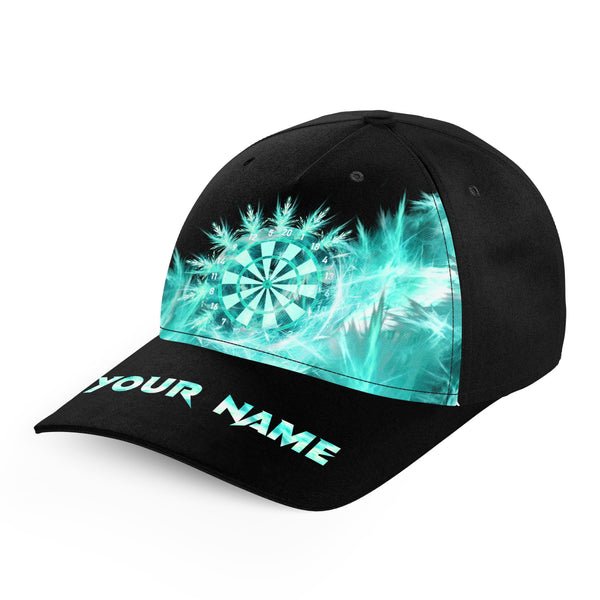 Icy Turquoise Light Baseball Darts Cap Customized Darts Hat For Darts Player Darts Gifts TDM3184