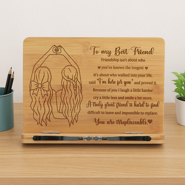 Best Friend Gifts for Women Book Stand Friend Woman Birthday, Christmas Gifts for Friend