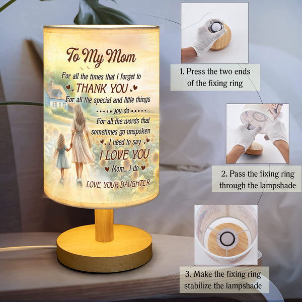 Mom Table Lamp Mom Gifts, Christmas Gifts for Mom from Daughter, Mothers day, Birthday Gifts