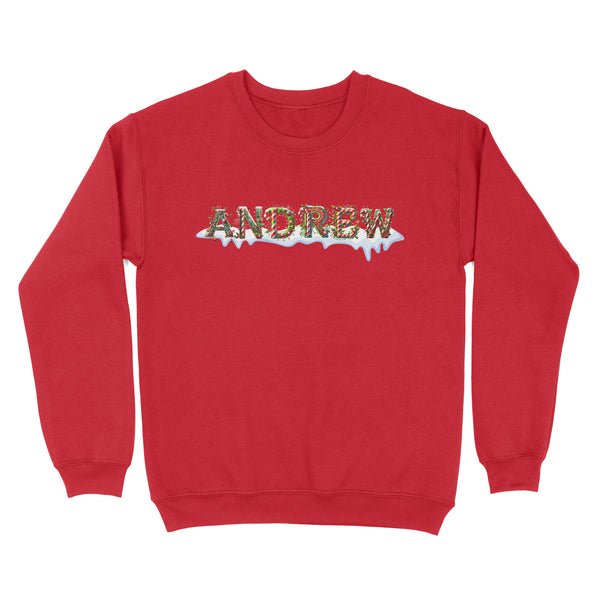 Personalized Christmas Gift Custom Name Sweatshirt