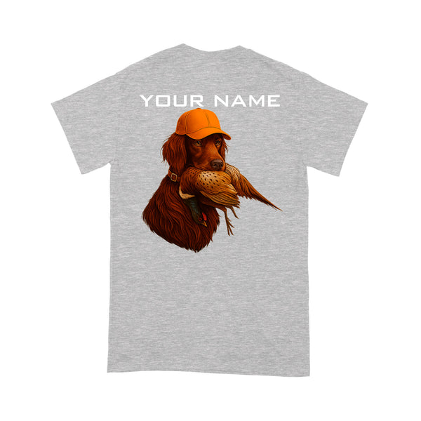 Irish Setter Pheasant hunting Shirt for Hunter FSD4716 D03