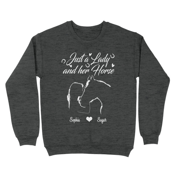Personalized Gift For Horse Lover, Girl Love Horse Shirt For Women D02 NQS3156 Sweatshirt