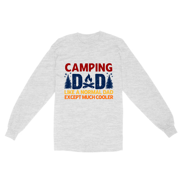 Camping Dad Camper Father Camping Dad Vintage T-Shirt | Camping Dad Like A Normal Dad But Cooler NS82 Myfihu