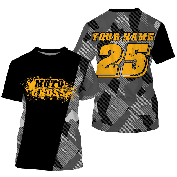 Camouflage custom motocross jersey UPF30+ kids men women dirt bike MX racing motorcycle off-road NMS1024