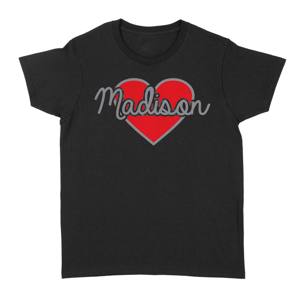 Heart Personalized Valentine T-shirt - Gift for Boyfriend, Girlfriend on Valentine day - FSD1007