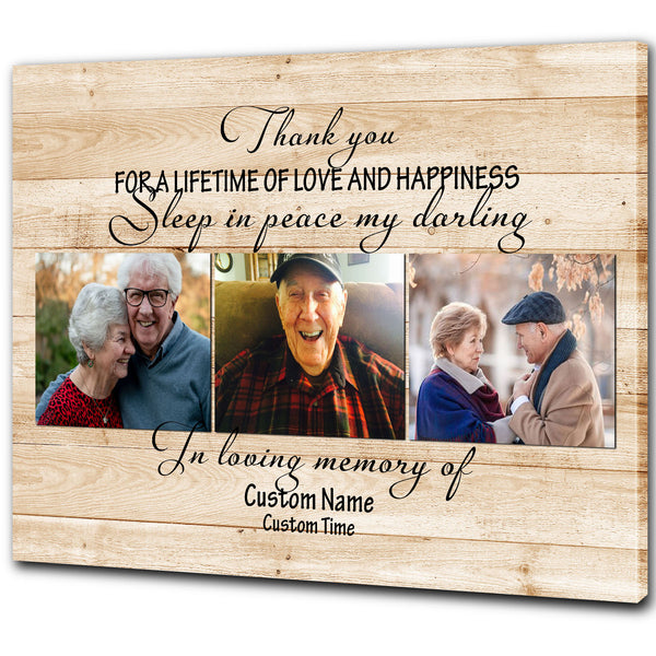 Personalized Memorial Gifts for loss of Husband Wife Deepest Sympathy Gift for loss of loved one VTQ68