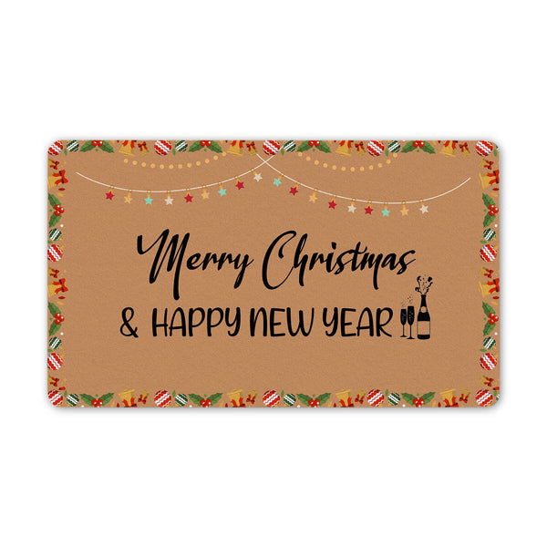 Christmas Doormat Christmas Decoration for Front Door, Home - Christmas Welcome Mat, Happy New Year Mat - Holiday Doormat Xmas Gift Xmas Decor Christmas Sign - JD39