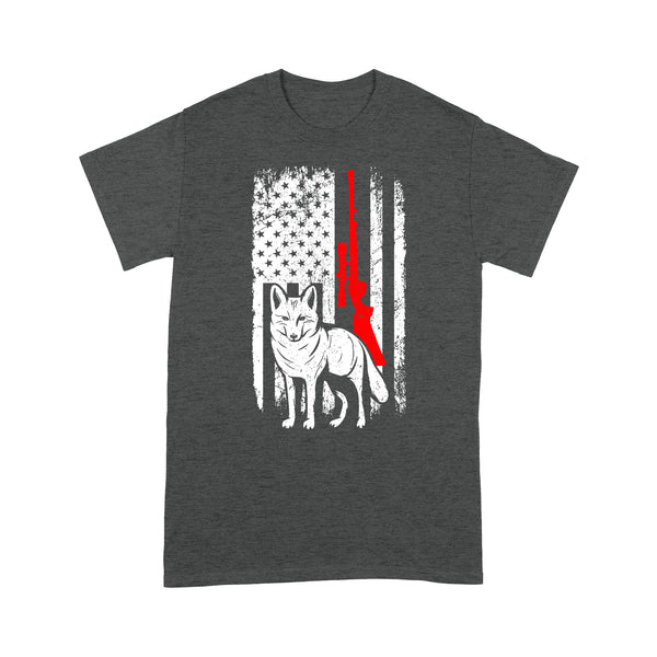 Coyote Hunting American Flag Shirts Predator Coyote Hunter T-shirt - FSD3053 D02