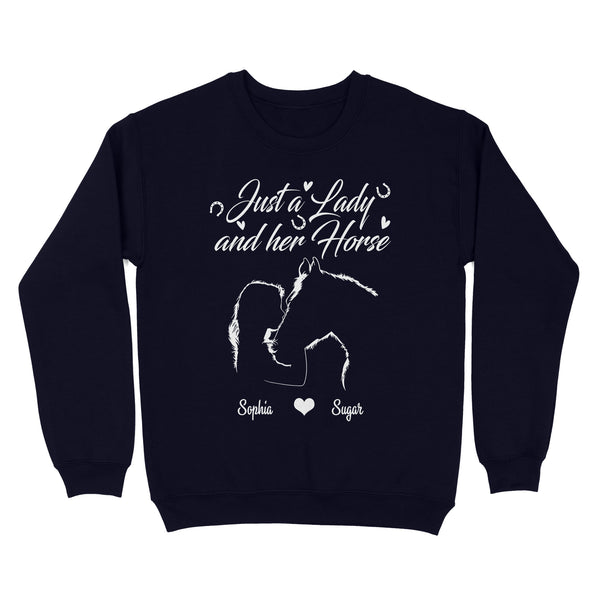Personalized Gift For Horse Lover, Girl Love Horse Shirt For Women D02 NQS3156 Sweatshirt