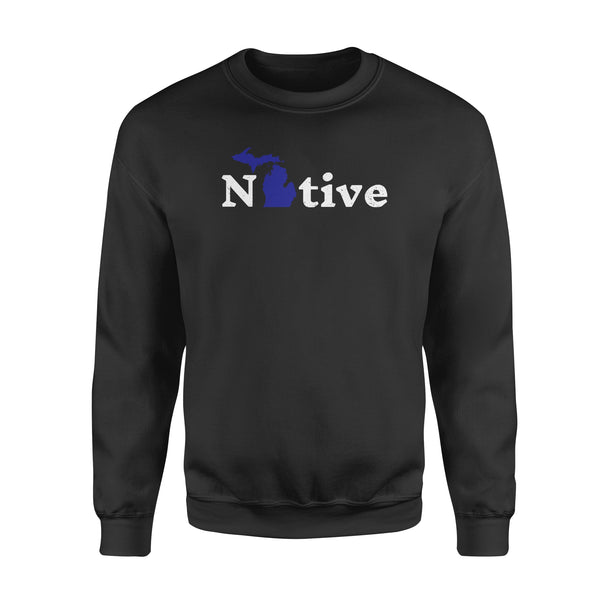 Michigan Native - Standard Crew Neck Sweatshirt